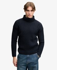 Sweter Jacob Cable z golfem