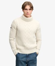 Jacob Cable Roll Neck Jumper
