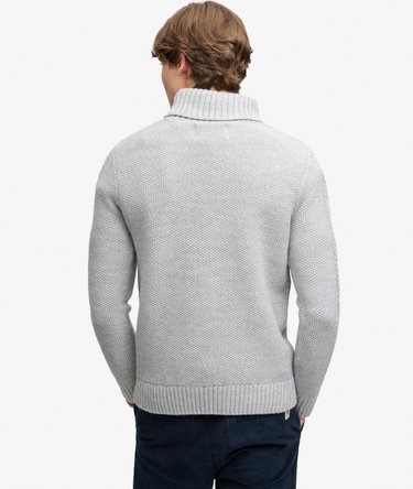 Jacob Cable Roll Neck Jumper Image 5