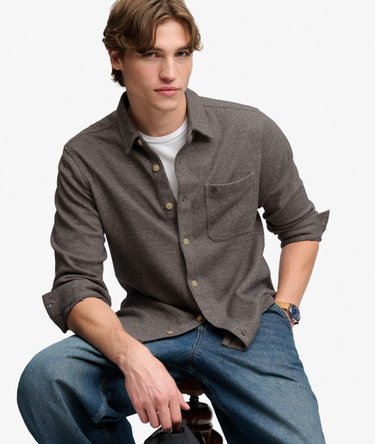 Chemise en Jersey Twill Tweed Image 1