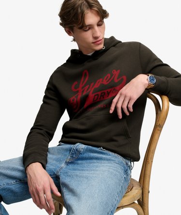 Vintage Script Hoodie Image 1