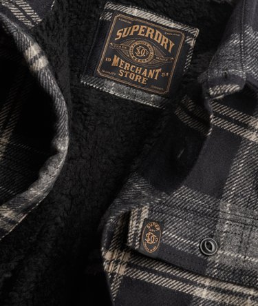 Borg Lined Miller Overshirt Image 6