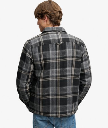 Borg Lined Miller Overshirt Image 5