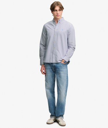 Preppy Oxford Long Sleeve Shirt Image 3