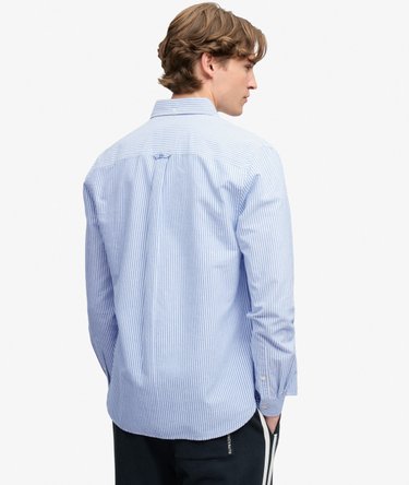 Chemise Oxford Preppy Manches Longues Coupe D&eacute;contract&eacute;e Image 5