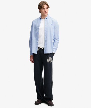 Chemise Oxford Preppy Manches Longues Coupe D&eacute;contract&eacute;e Image 3