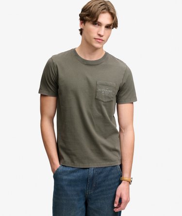 Camiseta Company Logo con Bolsillo Corte Relajado Image 2