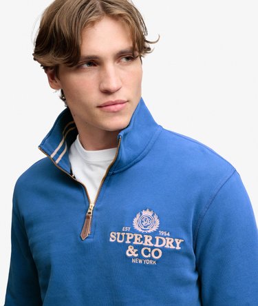 Sweat Demi-Zip Company Logo Coupe D&eacute;contract&eacute;e Image 4