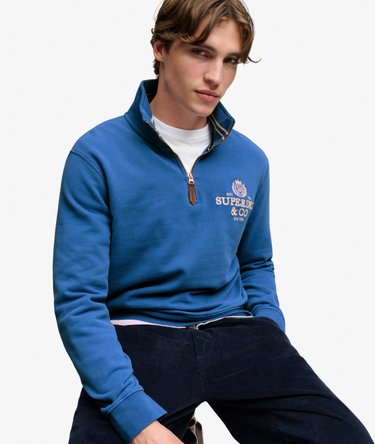 Sweat Demi-Zip Company Logo Coupe D&eacute;contract&eacute;e Image 1