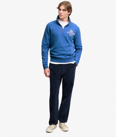 Sweat Demi-Zip Company Logo Coupe D&eacute;contract&eacute;e Image 3