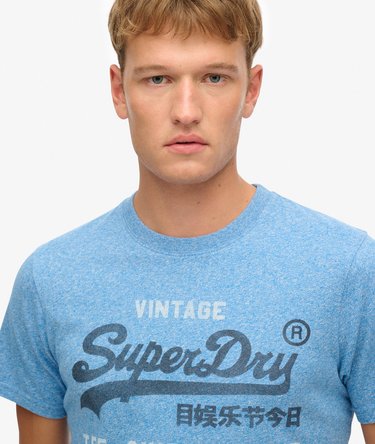 T-shirt Vintage Logo Classic Coupe D&eacute;contract&eacute;e Image 4