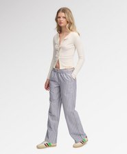 Cotton Stripe Trousers