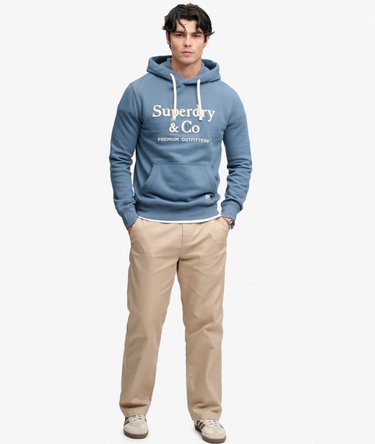 Company Logo Kapuzenpullover mit lockerer Passform Image 3