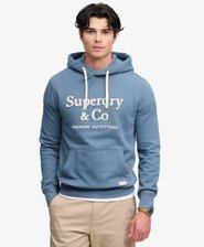 Company Logo Kapuzenpullover mit lockerer Passform