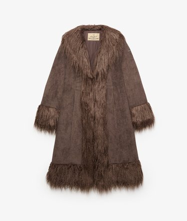 Lang Afghan Jakke Slim Pasform Image 8