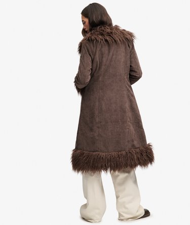 Lang Afghan Jakke Slim Pasform Image 6