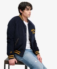 Cord Varsity Bomber Jacket