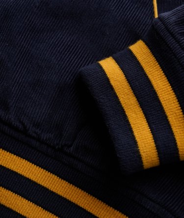 Cord Varsity Bomber Jacket Image 6