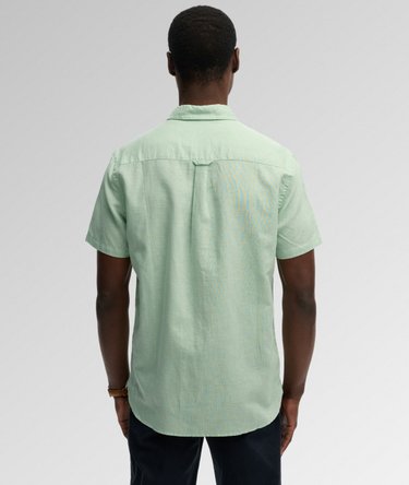 Cotton Linen Short Sleeve Shirt Image 4
