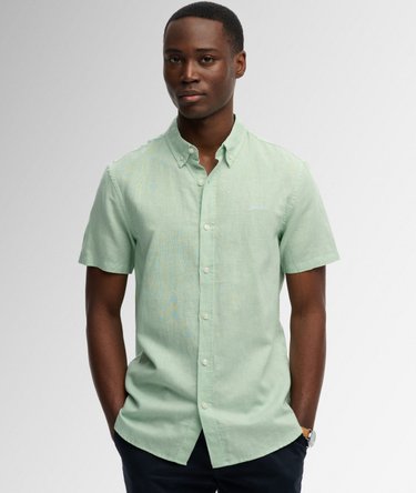 Cotton Linen Short Sleeve Shirt Image 2