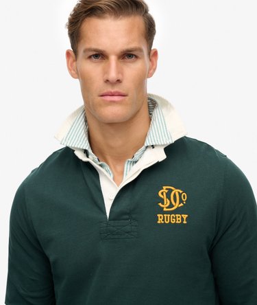 Polo de Rugby Jersey Vintage Athletic Image 4