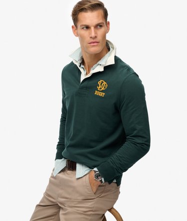 Polo de Rugby Jersey Vintage Athletic Image 2