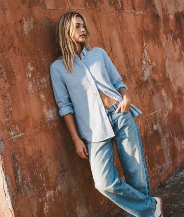 Slim Oxford Long Sleeve Shirt Image 1