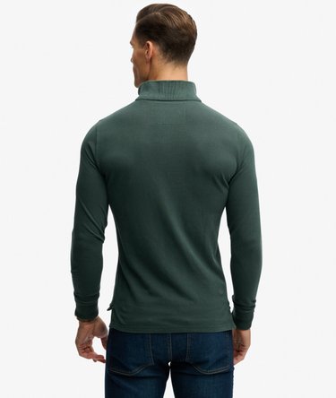 Vintage Athletic Long Sleeve Polo Shirt Image 6