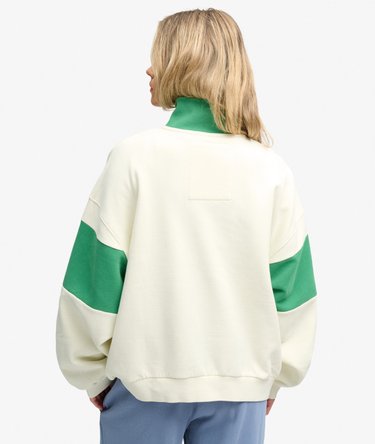 Company Logo Half Zip Sweatshirt Image 5
