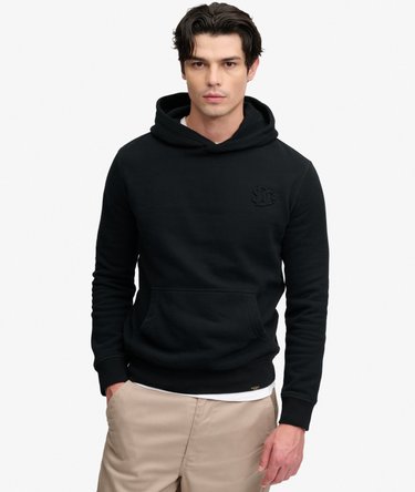 Sweat &agrave; capuche Company Logo Embossed Coupe D&eacute;contract&eacute;e Image 2