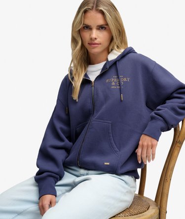 Luxe Hoodie met Bontkraag en Rits Image 3