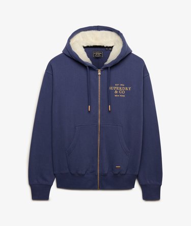Luxe Hoodie met Bontkraag en Rits Image 7
