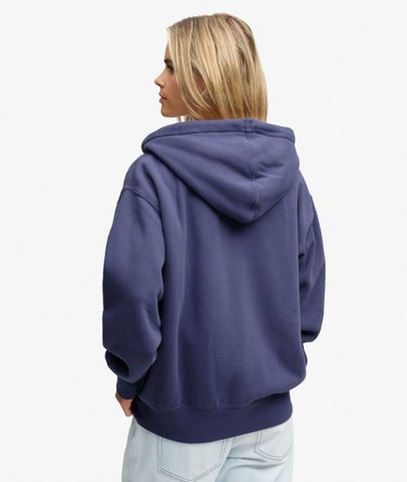 Luxe Hoodie met Bontkraag en Rits Image 5
