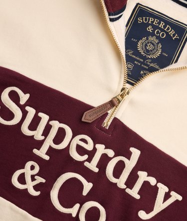 Company Logo Half Zip -collegepaita Rento Istuvuus Image 6