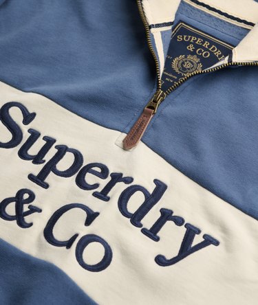 Company Logo Half Zip -collegepaita Rento Istuvuus Image 6