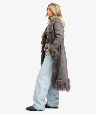 Long Afghan Coat Image 4