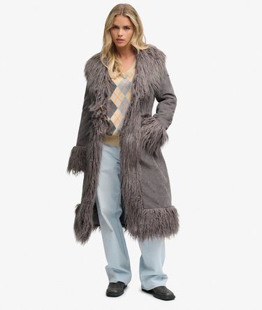 Long Afghan Coat Image 2