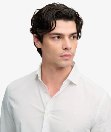 Poplin-Hemd mit Cut-Away-Kragen Image 4