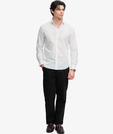 Poplin-Hemd mit Cut-Away-Kragen Image 3