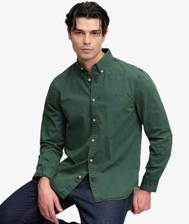 Garment Dyed Overhemd Relaxed Pasvorm Image 1