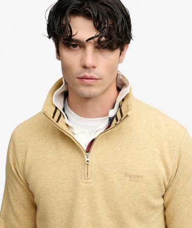 Essential Serif Logo Half Zip Sweatshirt Image 4