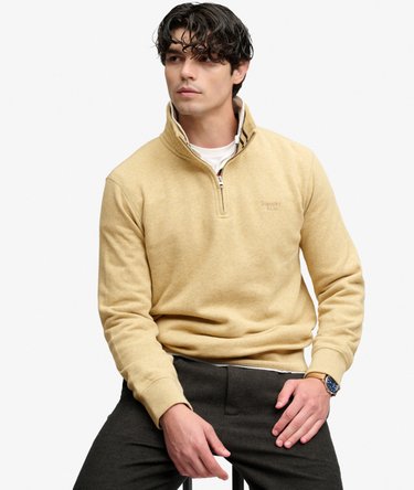 Essential Serif Logo Half Zip Sweatshirt Image 1