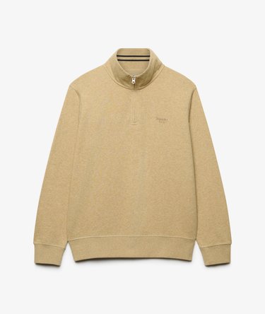 Essential Serif Logo Half Zip Sweatshirt Image 7