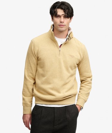 Essential Serif Logo Half Zip Sweatshirt Image 2