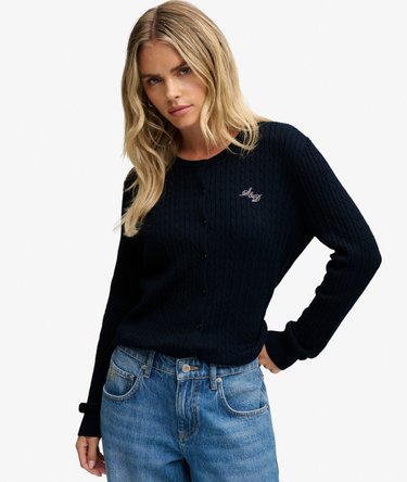 Cardigan Essential L&eacute;ger Coupe D&eacute;contract&eacute;e Image 2