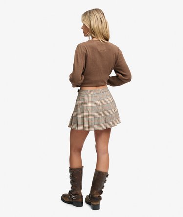 Athletic Essentials Check Pleated Skirt Image 5