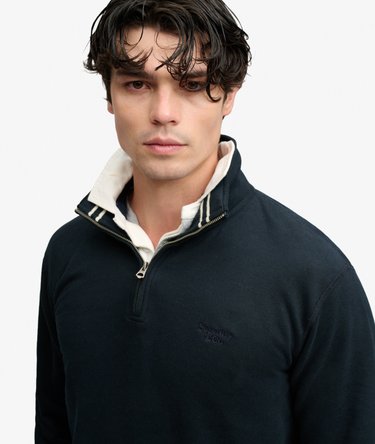 Essential Serif Logo Half Zip Sweatshirt Image 4
