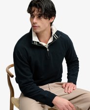 Essential Serif Logo Half Zip Sweatshirt