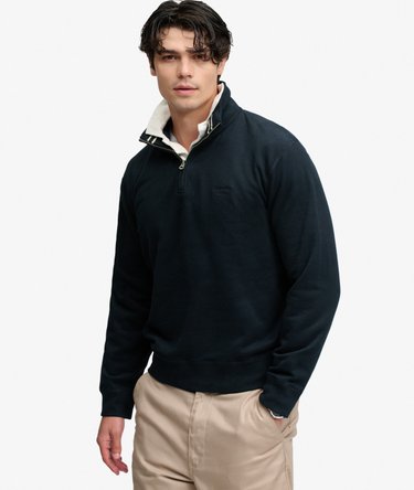 Essential Serif Logo Half Zip Sweatshirt Image 2