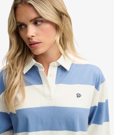 Athletic Essential Randig Rugby-topp Oversized Passform Image 4